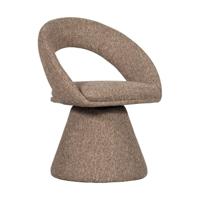 Woood Winter eetkamerstoel Naturel Melange draaibaar - thumbnail