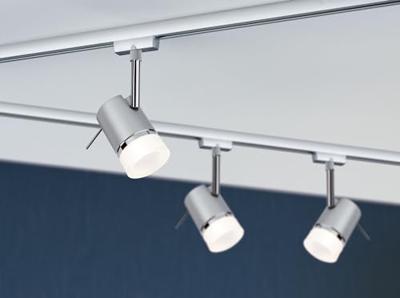 Paulmann Pipe 230V-railsysteem lamp URail GU10 10 W LED Chroom (mat), Chroom Paulmann Pipe 230V-railsysteem lamp URail GU10 10 W LED Chroom (mat), Chroom