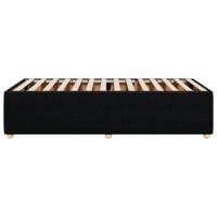 Bedframe zonder matras 100x200 cm stof zwart - thumbnail
