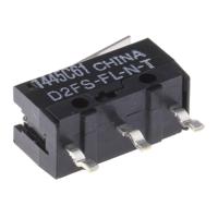 Omron D2FS-FL-N Microschakelaar 6 V/DC 0.1 A 1x uit/(aan) 1 stuk(s) Bag - thumbnail