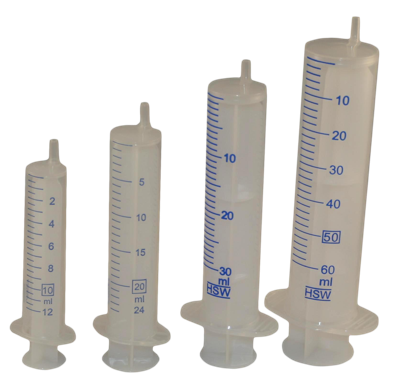 Wegwerpspuit 3-delig Luer 50ml