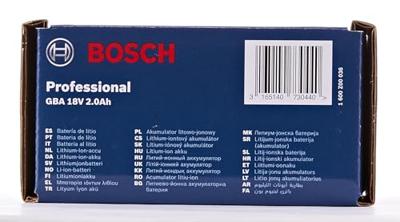 Bosch Blauw Accu GBA 18 V Li-Ion 2.0Ah Compact - 1600Z00036 Bosch Blauw Accu GBA 18 V Li-Ion 2.0Ah Compact - 1600Z00036