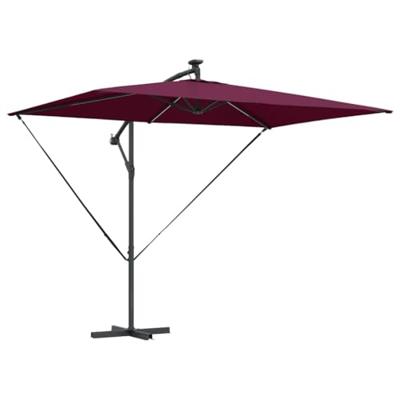 Cantilever Banana Parasol Bordeauxrood 294 x 200 x 254 cm Cantilever Banana Parasol Bordeauxrood 294 x 200 x 254 cm