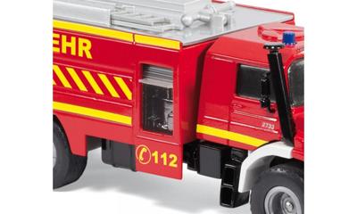 Siku Mercedes Zetros 2733 Duitse brandweerwagen rood (2109)