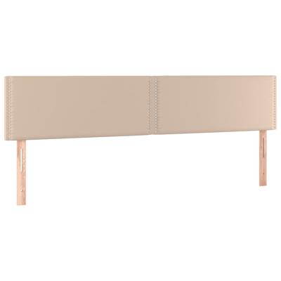 Boxspring met matras kunstleer cappuccinokleurig 180x200 cm - thumbnail