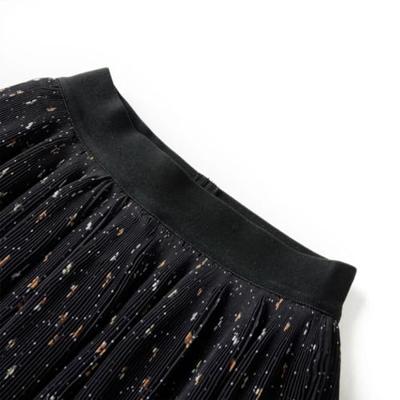 Kinderrokje met gelaagde ruches 116 zwart