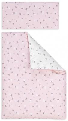 Interbaby dekbedovertrek kronen 60 x 120 cm katoen Interbaby dekbedovertrek kronen 60 x 120 cm katoen