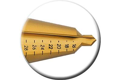 Exact 50104 HSS Lepelboor TiN 3 vlakken schacht 1 stuk(s)