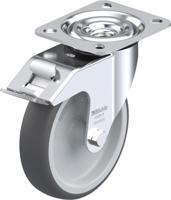 Blickle L-PATH 125G-FI Zwenkwiel met rem Wieldiameter: 125 mm Draagvermogen (max.): 250 kg 1 stuk(s) - thumbnail