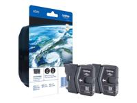 Brother Inktcartridge LC-985BK Origineel 2-pack Zwart LC985BKBP2DR - thumbnail