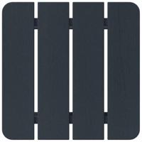 Tuinstoel 3 pcs Marineblauw Polyetheen - thumbnail