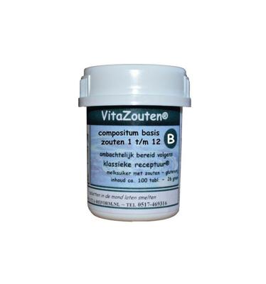 Vitazouten Compositum basis 1 t/m 12 120 Tabletten Vitazouten Compositum basis 1 t/m 12 120 Tabletten