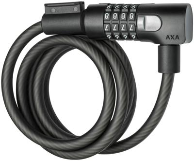 AXA Resolute C10-150 Kabelslot Combinatie - Zwart