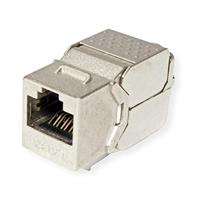 VALUE Cat.6A (klasse EA) Keystone, RJ-45, afgeschermd, zonder gereedschap, SLIM. - thumbnail