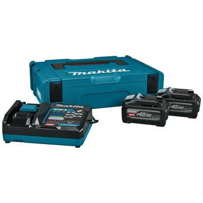 Makita Accu Starterset XGT DC40RA 2x BL4040F - 1911B9-4