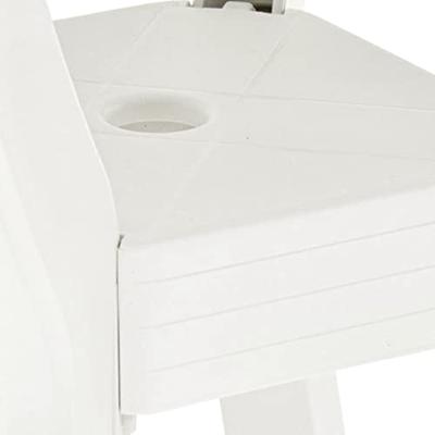 VidaXL Bistrotafel 70x70x72 cm kunststof wit