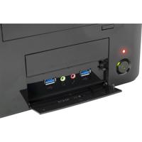 Inter-Tech MI-008 ITX Zwart - thumbnail