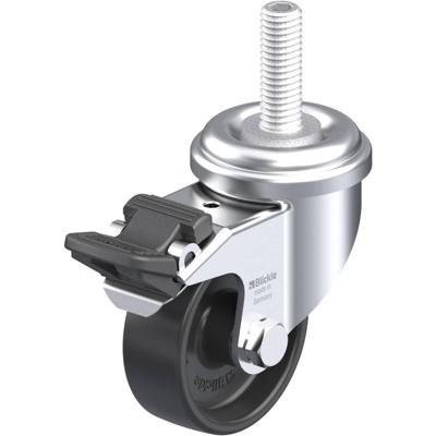 Blickle LRA-POA 50G-FI-GS10 Zwenkwiel met rem Wieldiameter: 50 mm Draagvermogen (max.): 75 kg 1 stuk(s)