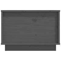 Salontafel 40x50x35 cm massief grenenhout grijs - thumbnail