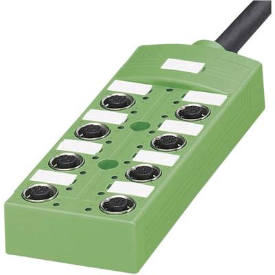 Phoenix Contact SACB-8/ 8-L-5,0PUR SCO 1517165 Passieve sensor/actorbox M12-verdeler met metalen schroefdraad 1 stuk(s) Piece