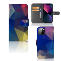 iPhone 13 Mini | Book Case | Polygon Dark - thumbnail