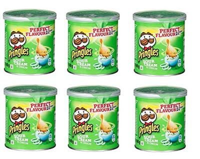 Pringles chips, 40g, sour cream & onion