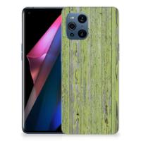 OPPO Find X3 | X3 Pro | Bumper Hoesje | Green Wood - thumbnail