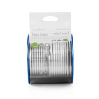 Coaxkabel | RG58CU | 10,0 m | Minirol | Wit - thumbnail