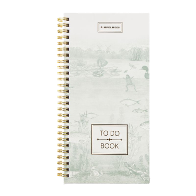 Pimpelmees To Do Boek Mono Vintage Green