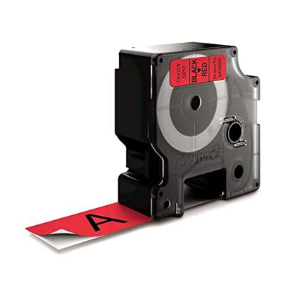 Labeltape dymo labelmanager d1 polyester 24mm rood Labeltape dymo labelmanager d1 polyester 24mm rood