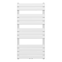 Handdoekradiator BWS Ress Middenaansluiting 681W 120x60 cm Wit Boss & Wessing - thumbnail