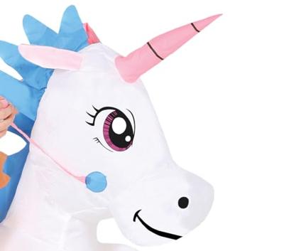 Opblaasbare Unicorn kostuum kind