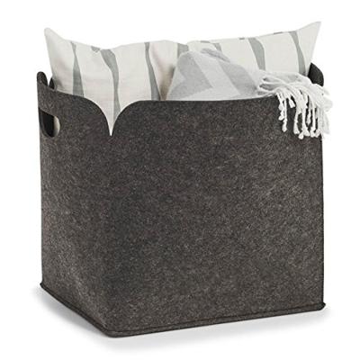Zeller Present 14369 opslagdoos Opbergmandje Antraciet Rechthoekig Vilt Zeller Present 14369 opslagdoos Opbergmandje Antraciet Rechthoekig Vilt