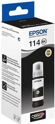 Epson 114 70ml Zwarte inktcartridge voor de Ecotank Epson 114 70ml Zwarte inktcartridge voor de Ecotank