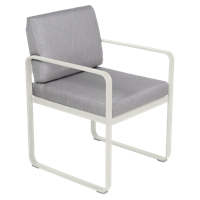 Fermob Bellevie dining armchair tuinstoel Clay grey - Flannel - thumbnail