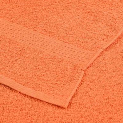 VidaXL Zeepdoekjes 2 st 30x30 cm 360 g/m² 100% katoen oranje