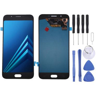 OLED materiële LCD-scherm en Digitizer voor Galaxy A8(Black)