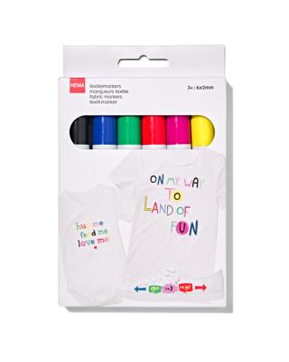HEMA Textiel markers - 6 stuks