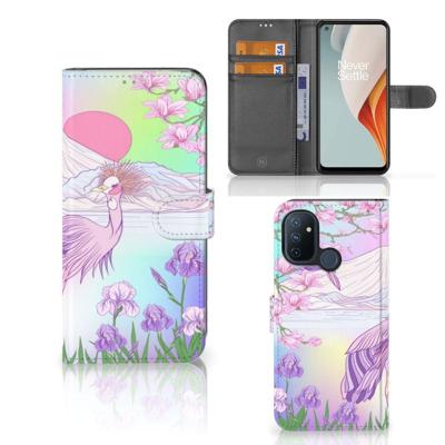 OnePlus Nord N100 | Telefoonhoesje | Met pasjeshouder | Bird