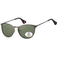 Zonnebril montana groen g15 polar rond glas staalk - thumbnail