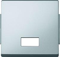 Merten 343860 Wisselschakelaar Afdekking AquaDesign Aluminium 1 stuk(s) - thumbnail