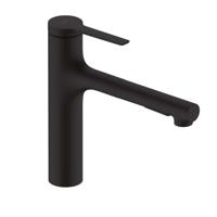 Hansgrohe Zesis M33 ééngreeps keukenmengkraan 160 uittrekbare vuistdouche 2jet sBox lite, mat zwart - thumbnail