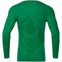 JAKO 6455 Longsleeve Comfort 2.0 - Sportgroen - M - thumbnail