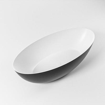 Vrijstaand Bad MONDIAZ FLOAT 170x80cm Kleur Urban / Talc