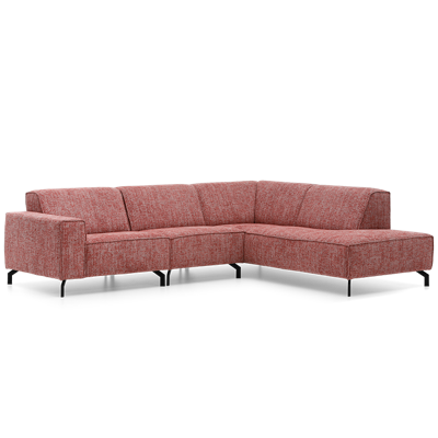 Hoekbank Livorno Lichtrood Stof Hoekbank Livorno Lichtrood Stof