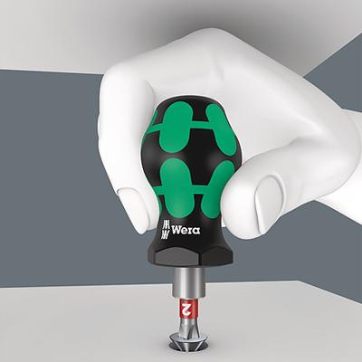 Wera kraftform kompakt stubby 1, 19-delig bitset (zwart/groen)