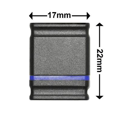 Platinum Mini USB-stick 16 GB Zwart, Blauw 177536 USB-A 2.0