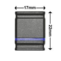 Platinum Mini USB-stick 16 GB Zwart, Blauw 177536 USB-A 2.0 - thumbnail