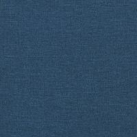 Fauteuil verstelbaar met voetensteun stof blauw - thumbnail