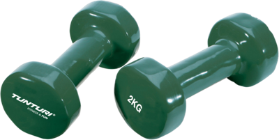 Tunturi Dumbbells - Vinyl (Gewicht: 2 kg) Tunturi Dumbbells - Vinyl (Gewicht: 2 kg)